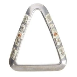 Cowpuncher Latigo Keeper With Floral Engraving