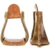 NRS Bell Overshoe Rawhide 4 Inch By 6 Inch Stirrup 1 NRS Bell Overshoe Rawhide 4 Inch By 6 Inch Stirrup -Western Cowboy Store 89234 default l