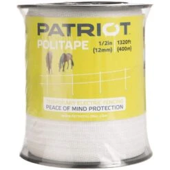 Patriot Fencing 1/2in Poli Tape 1320 Ft