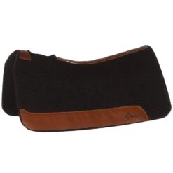 5 Star Equine Products Supplies Inc. 5 1 1/8in. Black Felt Rancher 32 X 32 Saddle Pad