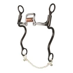 Dutton Bits Smooth Angled Square Port Cavalry Bit