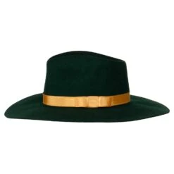 Women's M+F Green With Gold Band Fashion Hat -Western Cowboy Store 98T7890628 2