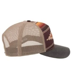 Men's Ariat Brown Serape Logo Mesh Back Cap -Western Cowboy Store A300017908 4