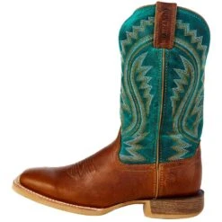 Durango Boots Men`s Durango Rebel Pro Sunseat Wheat 12` Tuscon Teal Top Square Toe -Western Cowboy Store DDB0293 3