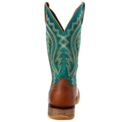 Durango Boots Men`s Durango Rebel Pro Sunseat Wheat 12` Tuscon Teal Top Square Toe -Western Cowboy Store DDB0293 4