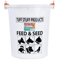 Tuff Stuff Products S Feed And Seed Storage With Locking Lid 45 Gallon -Western Cowboy Store FS 45 02