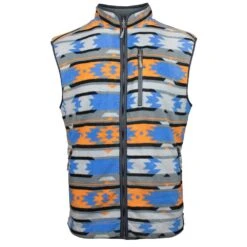 Hooey Men's Charcoal And Aztec Reversible Fleece Vest -Western Cowboy Store HV072CHAZ 3