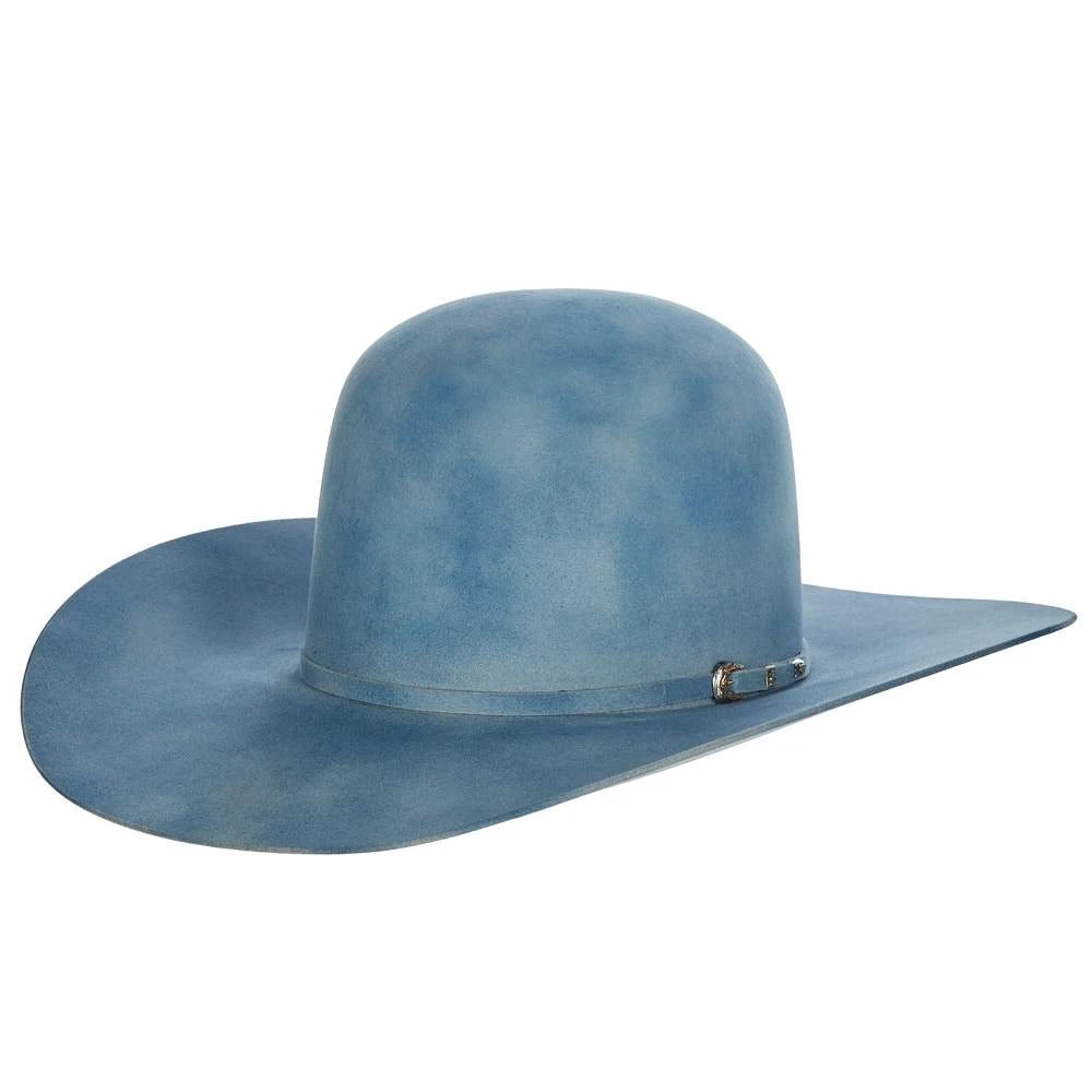 Jw Brooks Custom Hats 50X Robins Egg Smoke 4 1/4in. Brim Felt Cowboy Hat 4 Jw Brooks Custom Hats 50X Robins Egg Smoke 4 1/4in. Brim Felt Cowboy Hat - Image 2