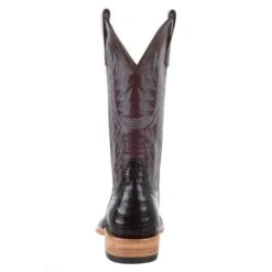 Macie Bean Boots Women`s Top Hand Black Caiman Cowgirl Boot -Western Cowboy Store M2002 4