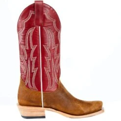 Macie Bean Womens TH Waxy Commander Red Top Boot M9501 -Western Cowboy Store M9501 5