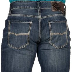 Rock N Roll Cowboy Mens N Double Barrel Relaxed Fit Straight Leg Jeans -Western Cowboy Store MOS8553 3