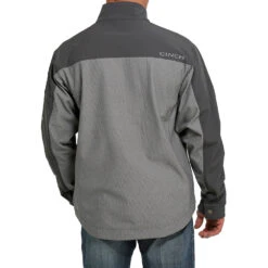 Cinch Mens Concealed Carry Bonded Grey And Black Jacket -Western Cowboy Store MWJ1565001 3