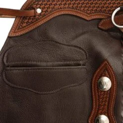 NRS Day Worker Dark Brown Chink -Western Cowboy Store NRS BWCDBN 2