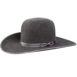 Rodeo King 7X Slate/Slate BE 4 /2in Brim Open Crown Felt Cowboy Hat -Western Cowboy Store RK229 open