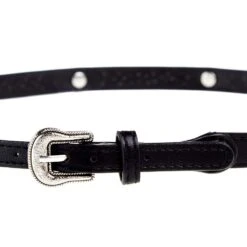 Rodeo King Black Hat Band With Cross Conchos -Western Cowboy Store RK2348 3