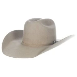 Rodeo King Natural 100X Self Band 4 1/2in. Brim Open Crown Felt Cowboy Hat 10 Rodeo King Natural 100X Self Band 4 1/2in. Brim Open Crown Felt Cowboy Hat -Western Cowboy Store RK458 3
