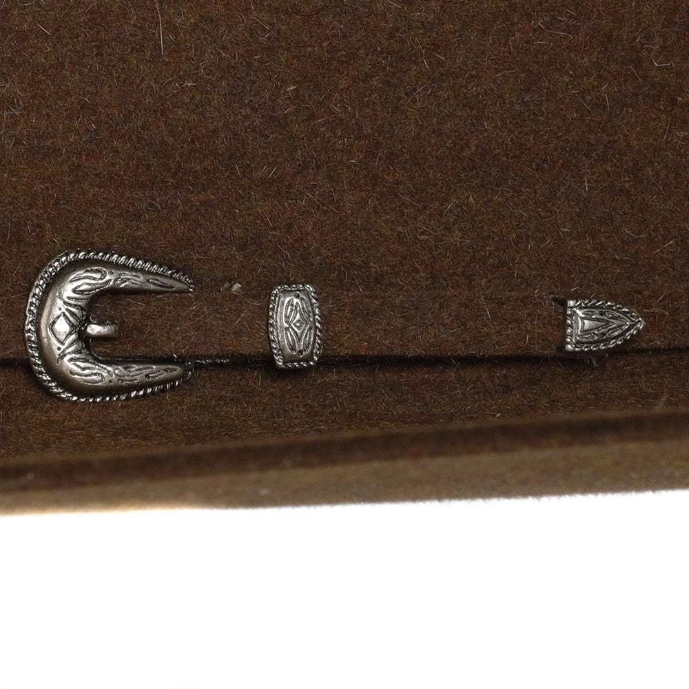 Rodeo King 7X Hickory 4 1/2in. Brim Self Band 4 Rodeo King 7X Hickory 4 1/2in. Brim Self Band - Image 3