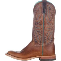 Anderson Bean Men's Tobac Antelope Yeti Brass Explosion 13in. Top Cowboy Boots -Western Cowboy Store S1106 left