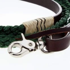 Cashel Company Adjustable Leather And Braided Rope Reins With Rawhide Accents -Western Cowboy Store SA RRBR GR 02