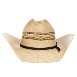 Youth Twister Ivory And Tan Bangora Straw Hat -Western Cowboy Store T71320 2