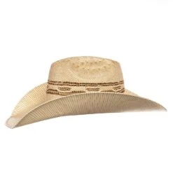 Youth Twister Ivory And Tan Bangora Straw Hat -Western Cowboy Store T71320 3