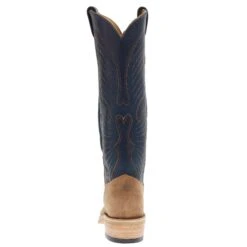 Olathe Boot Company Men`s Sand Angry Elk 16in Indigo Navajo Bison Top Cutter Toe Boot 10 Olathe Boot Company Men`s Sand Angry Elk 16in Indigo Navajo Bison Top Cutter Toe Boot -Western Cowboy Store TT16 04
