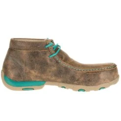 Twisted X Women's Bomber Turqupise Alloy Toe Driving Moc -Western Cowboy Store WDMAL01 4