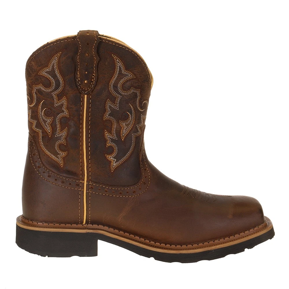 Justin Boot Company Ladies Jalena Maple Tan 8in. Maple Tan Top Water Proof Comp Toe Work Boot 7 Justin Boot Company Ladies Jalena Maple Tan 8in. Maple Tan Top Water Proof Comp Toe Work Boot - Image 5