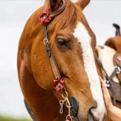 Circle Y Saddlery Sarah Rose Vintage Single Ear Headstall -Western Cowboy Store X0204 100V 3